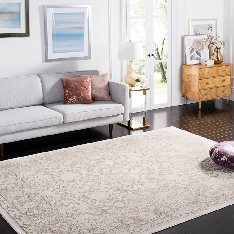 Laurel Foundry Modern Farmhouse Calidia Oriental Area Rug in Beige